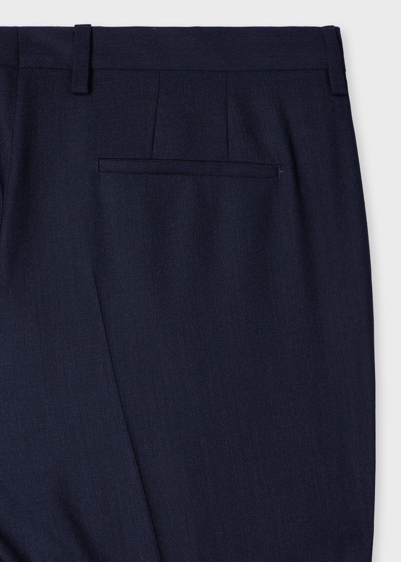 Paul Smith Navy 'Travel Pro' Wool Trousers outlook