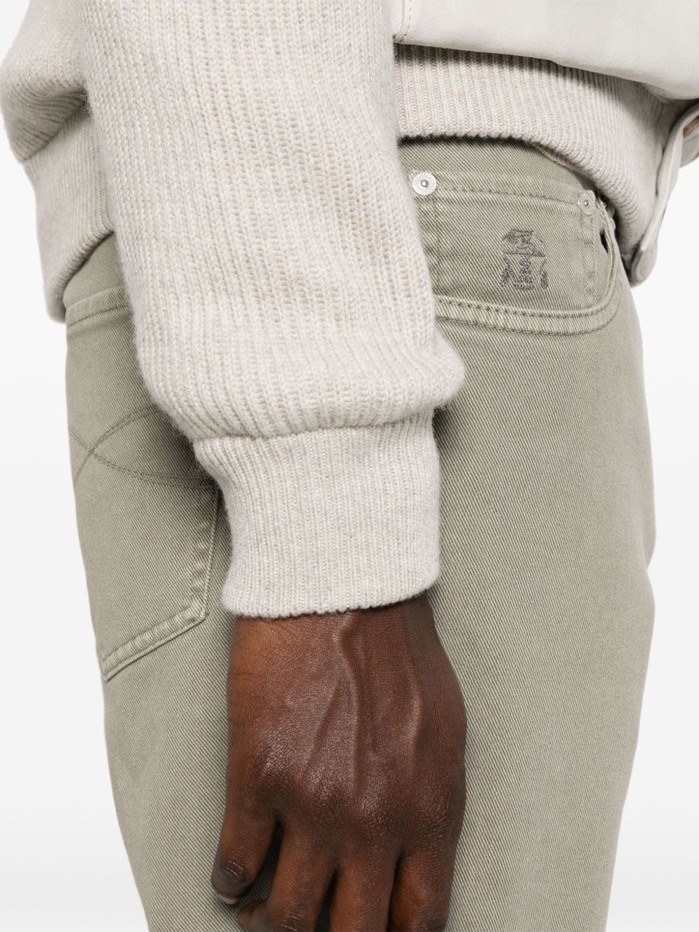 straight-leg trousers - 5