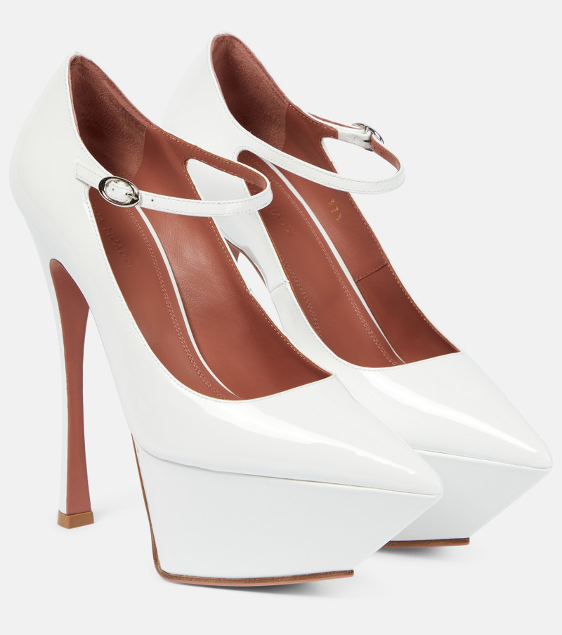 Yigit patent leather platform pumps - 1