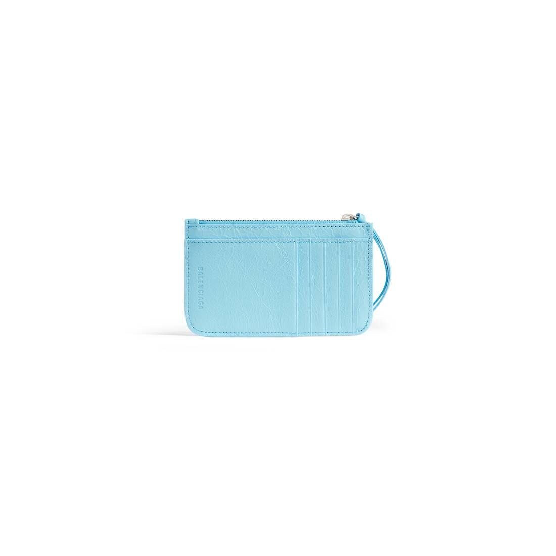 Women's Le Cagole Long Coin And Card Holder  in Light Blue - 2