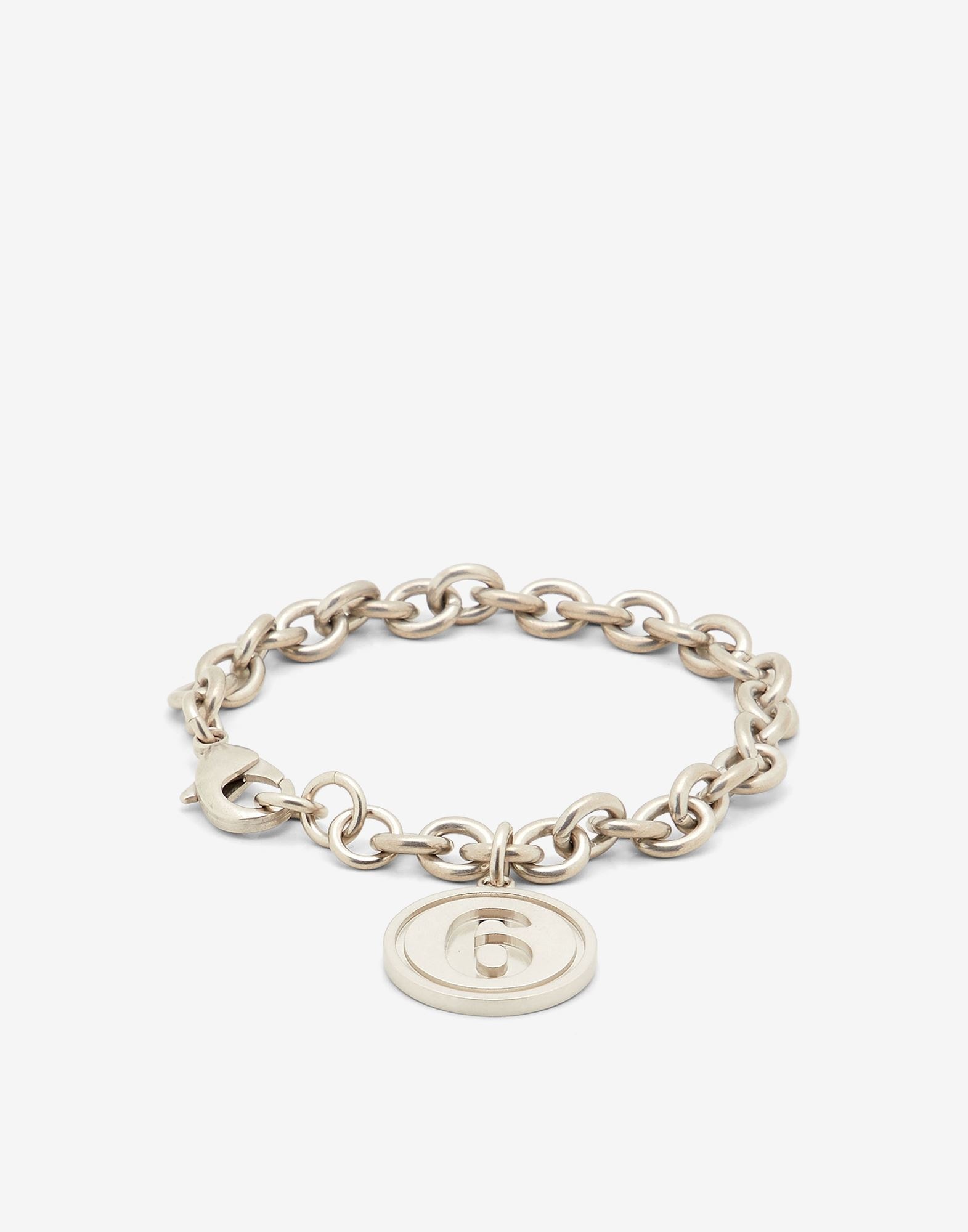 6 logo pendant bracelet - 2
