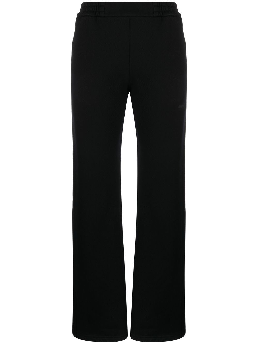 Diag-print cotton track pants - 2