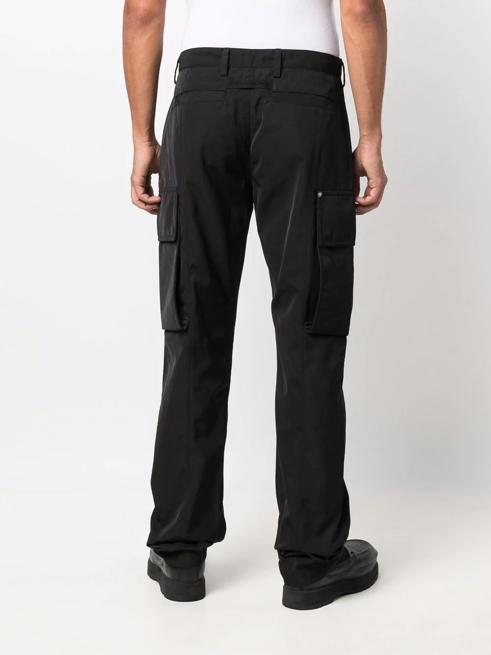 low-rise cargo trousers - 4