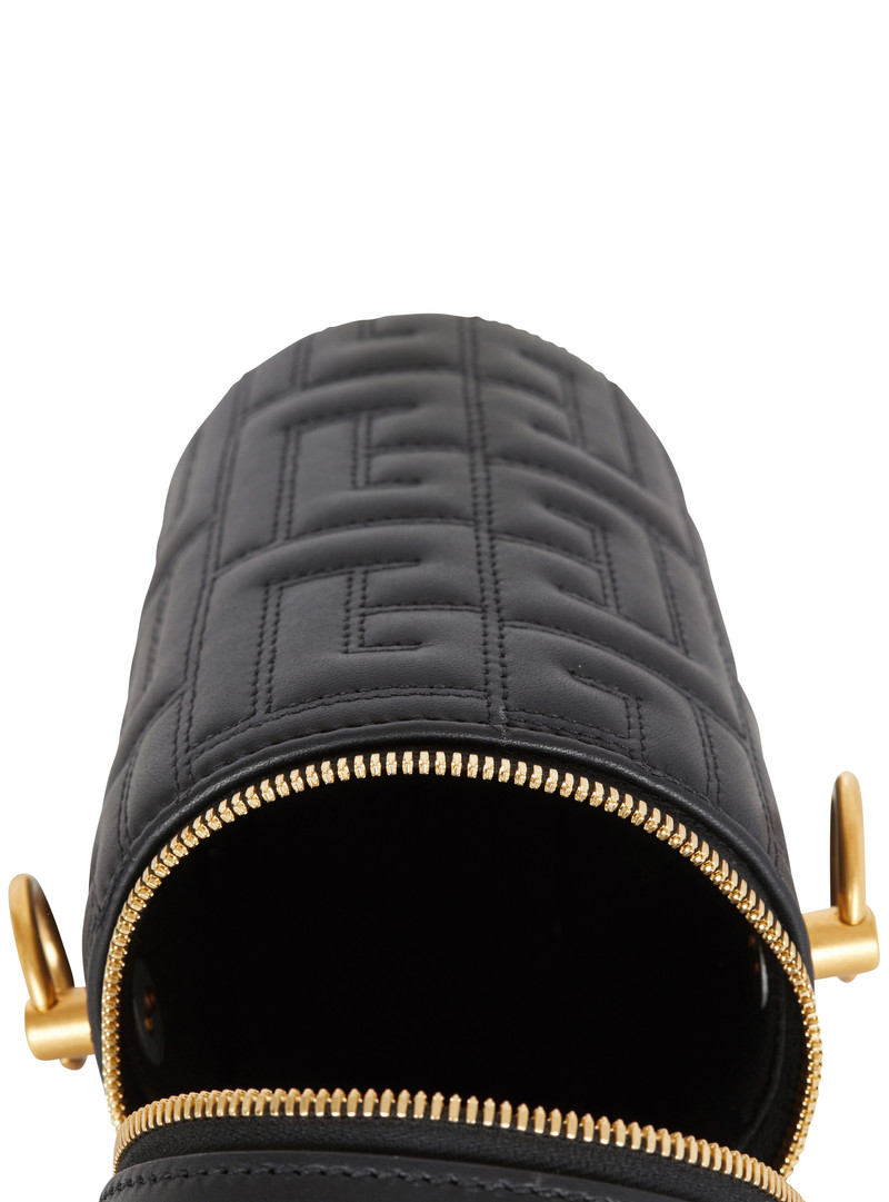 1945 quilted leather minaudière bag 6