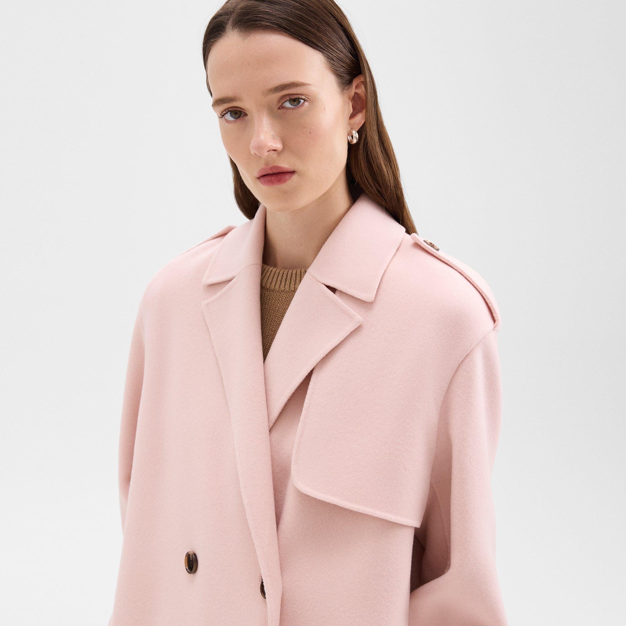 Double-Breasted Overcoat in Double-Face Wool-Cashmere - 5
