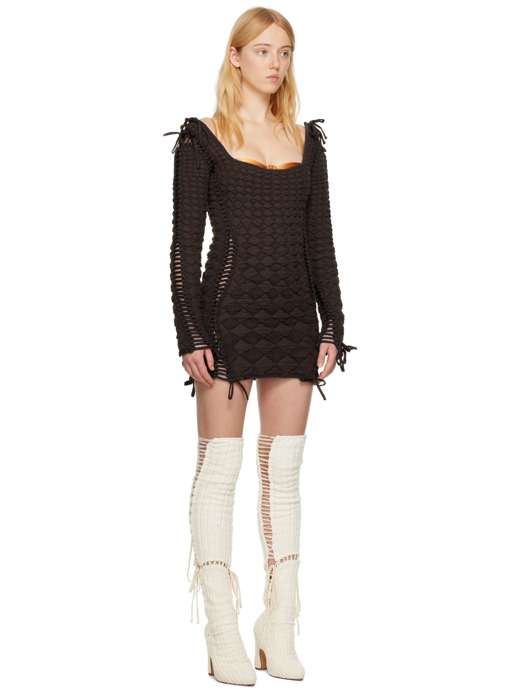 Brown Warrior Princess Minidress - 2