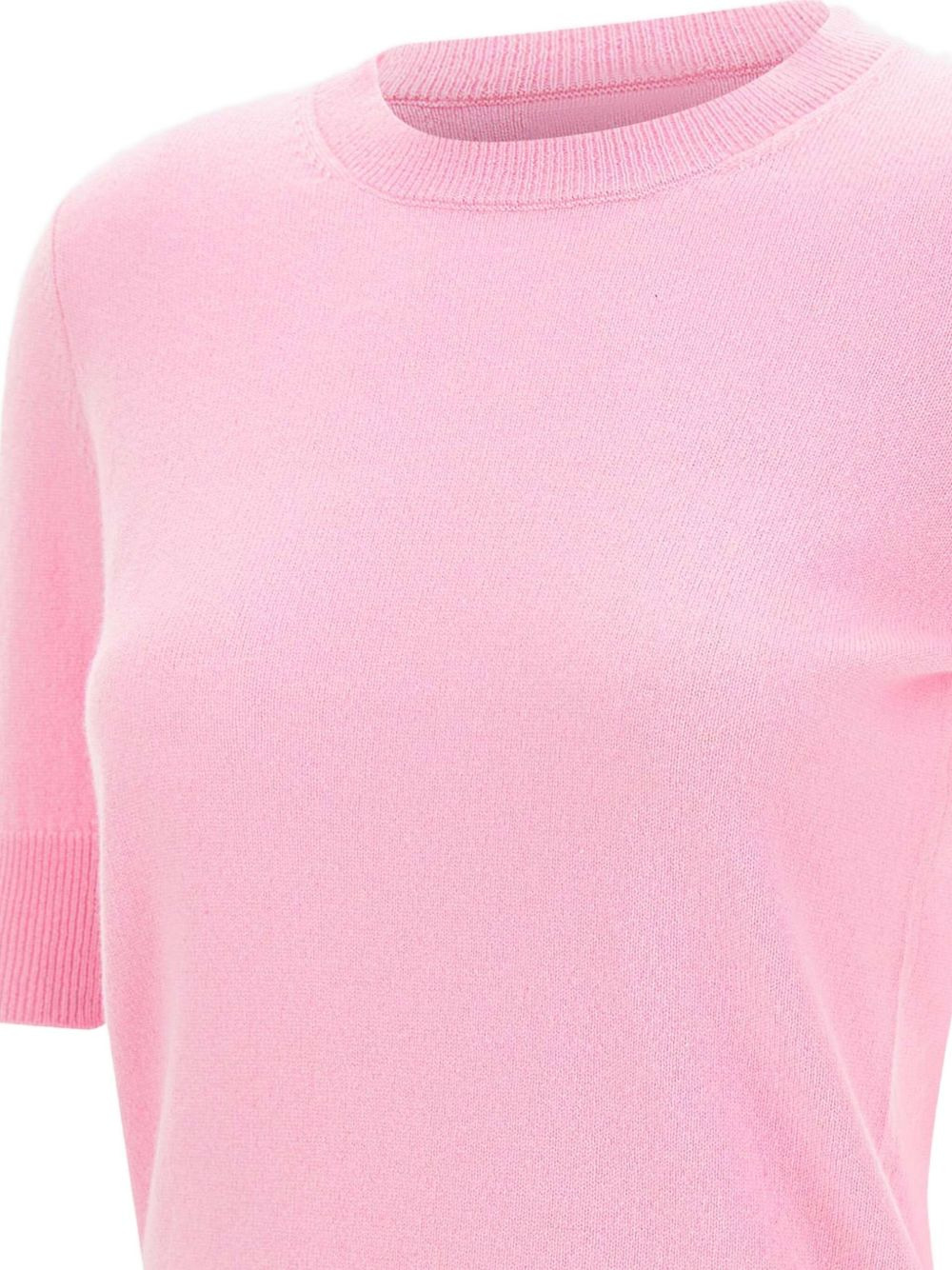short-sleeve crew-neck sweater - 4