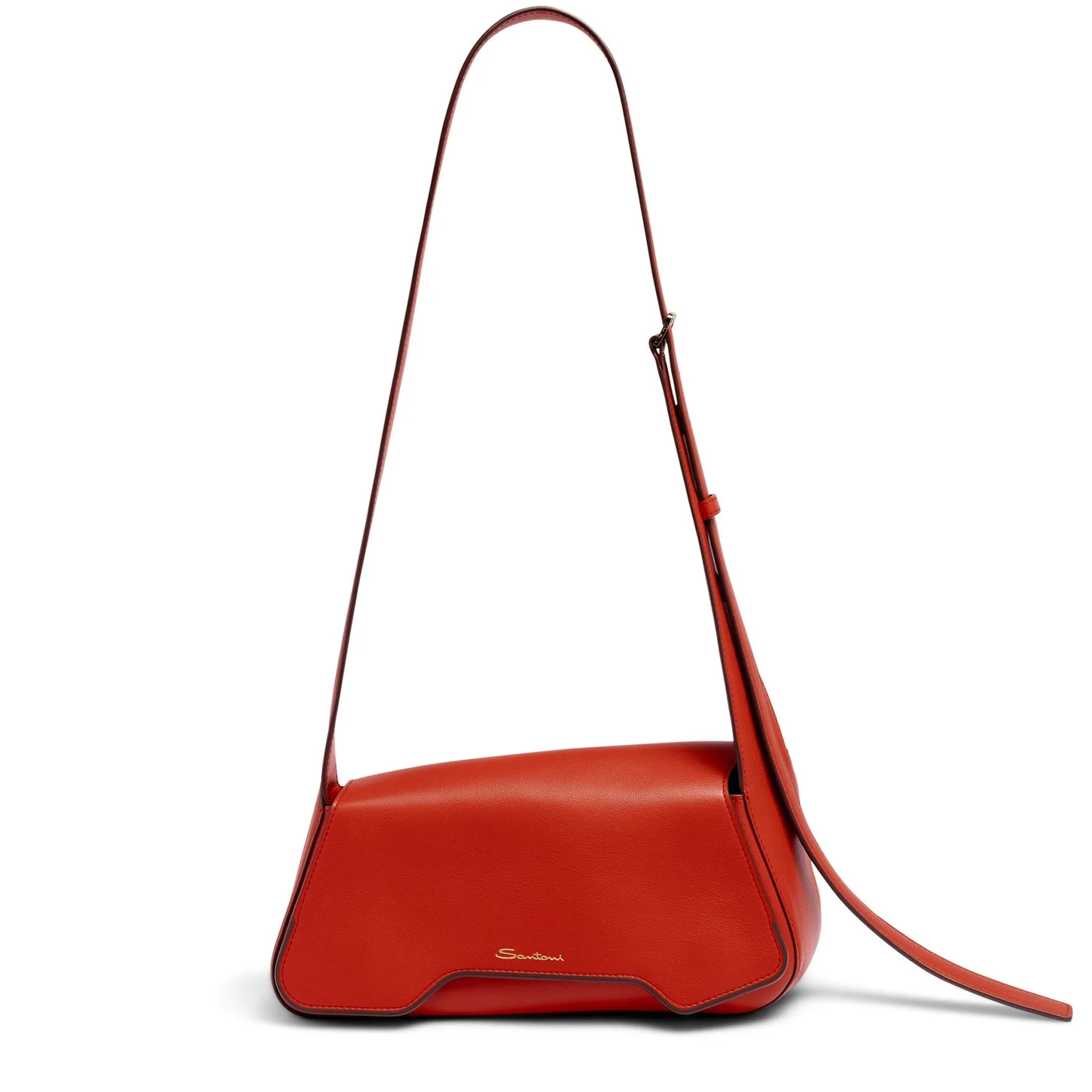 Red leather ThePluto bag - 1