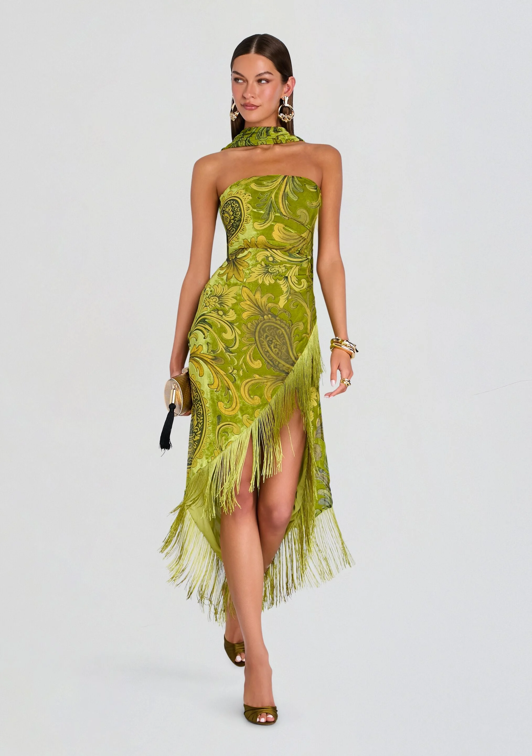 STATICE VELVET DRESS - 1