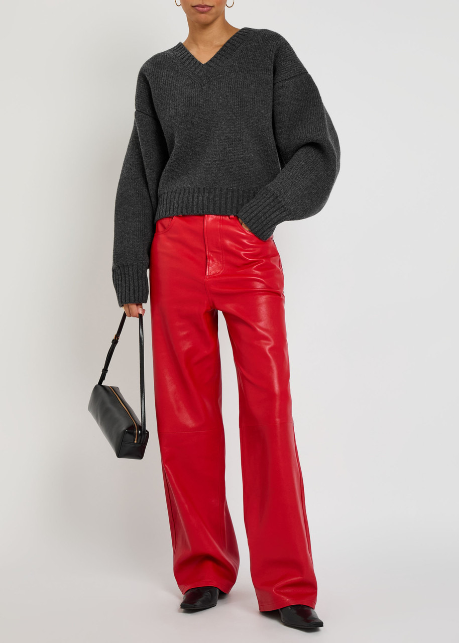 Rohe V-neck Wool Jumper - 4