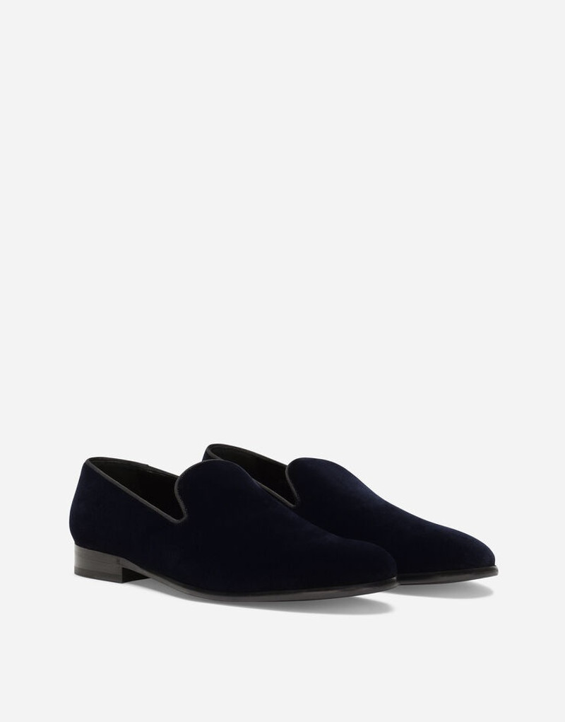 Dolce & Gabbana Cotton velvet slippers outlook