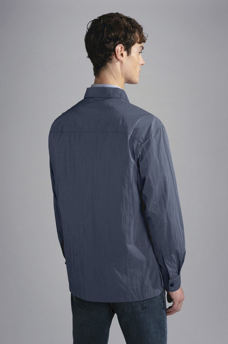 GARMENT DYED NYLON OVERSHIRT 3
