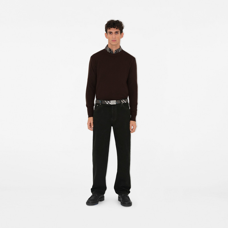 Burberry Reversible Check B Cut Belt outlook