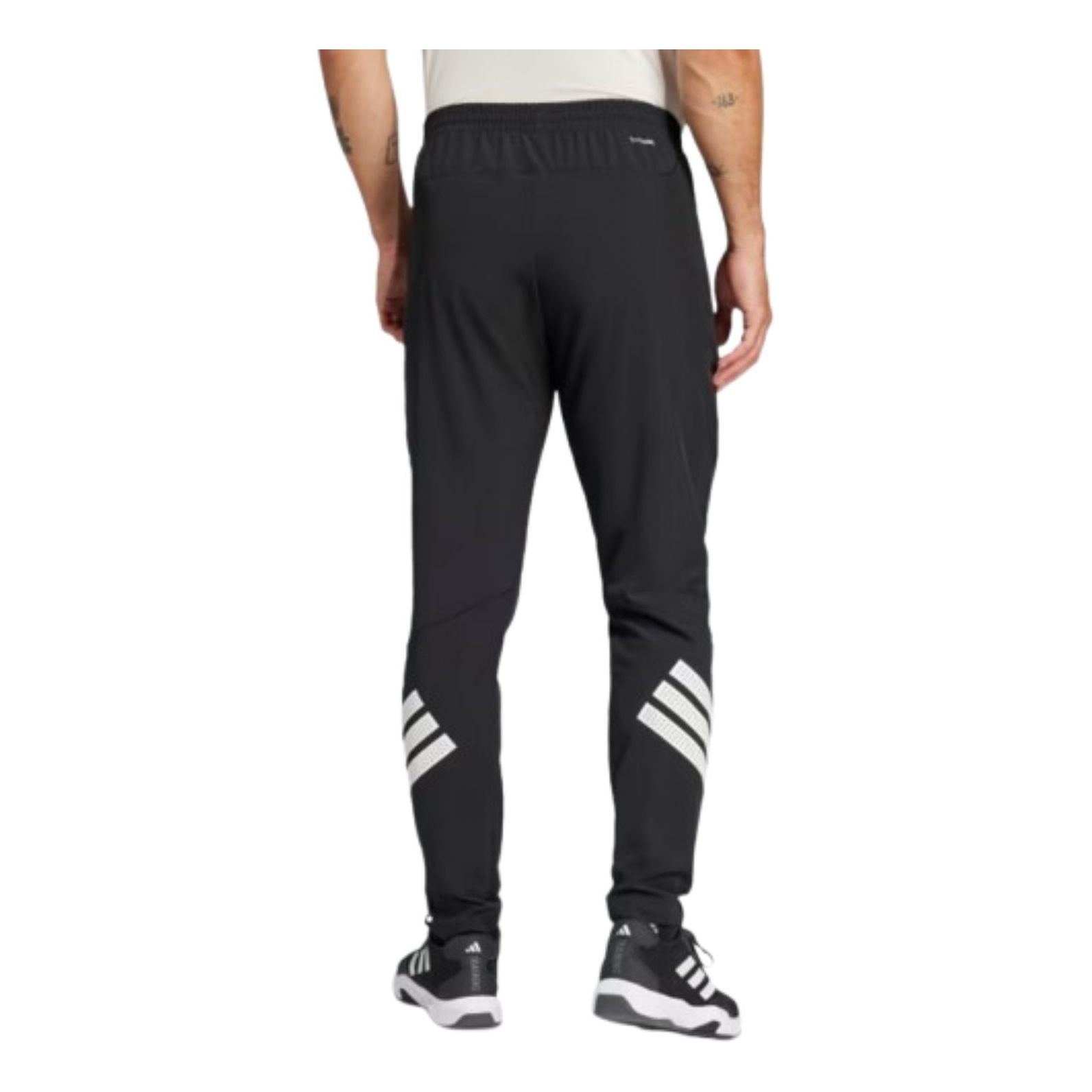 adidas Icon 3-Stripes Woven Pants 'Black White' JC5230 - 3