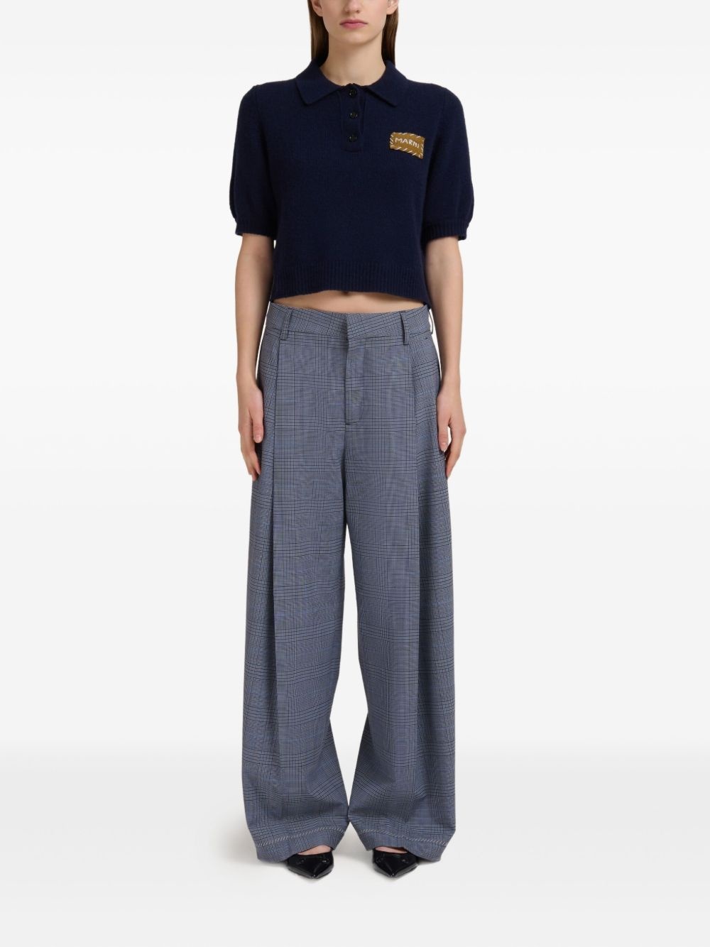 Prince of Wales-check trousers - 2