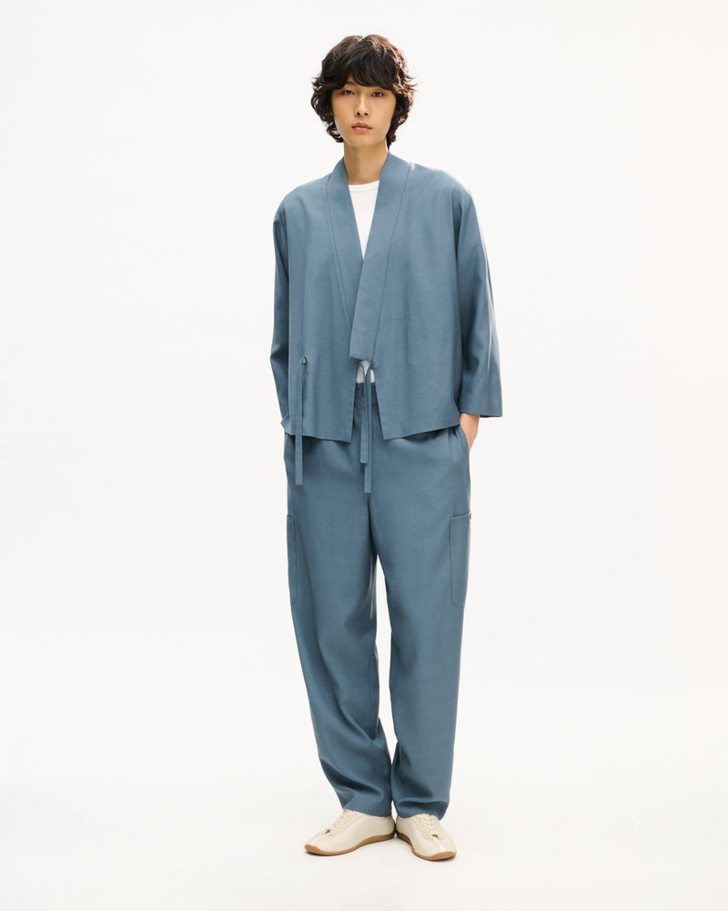 KENZO Kimono jacket in viscose recycled wool outlook