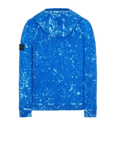 Stone Island 61338 COTTON FLEECE + OFF-DYE OVD TREATMENT_ GARMENT DYED ULTRAMARINE BLUE outlook