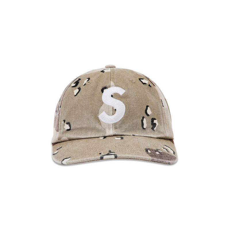 대 안료 S 로고 6-패널 'Chocolate 칩 Camo 이름 * - 1