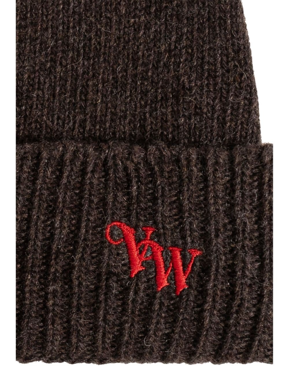 logo-embroidered cashmere beanie - 4