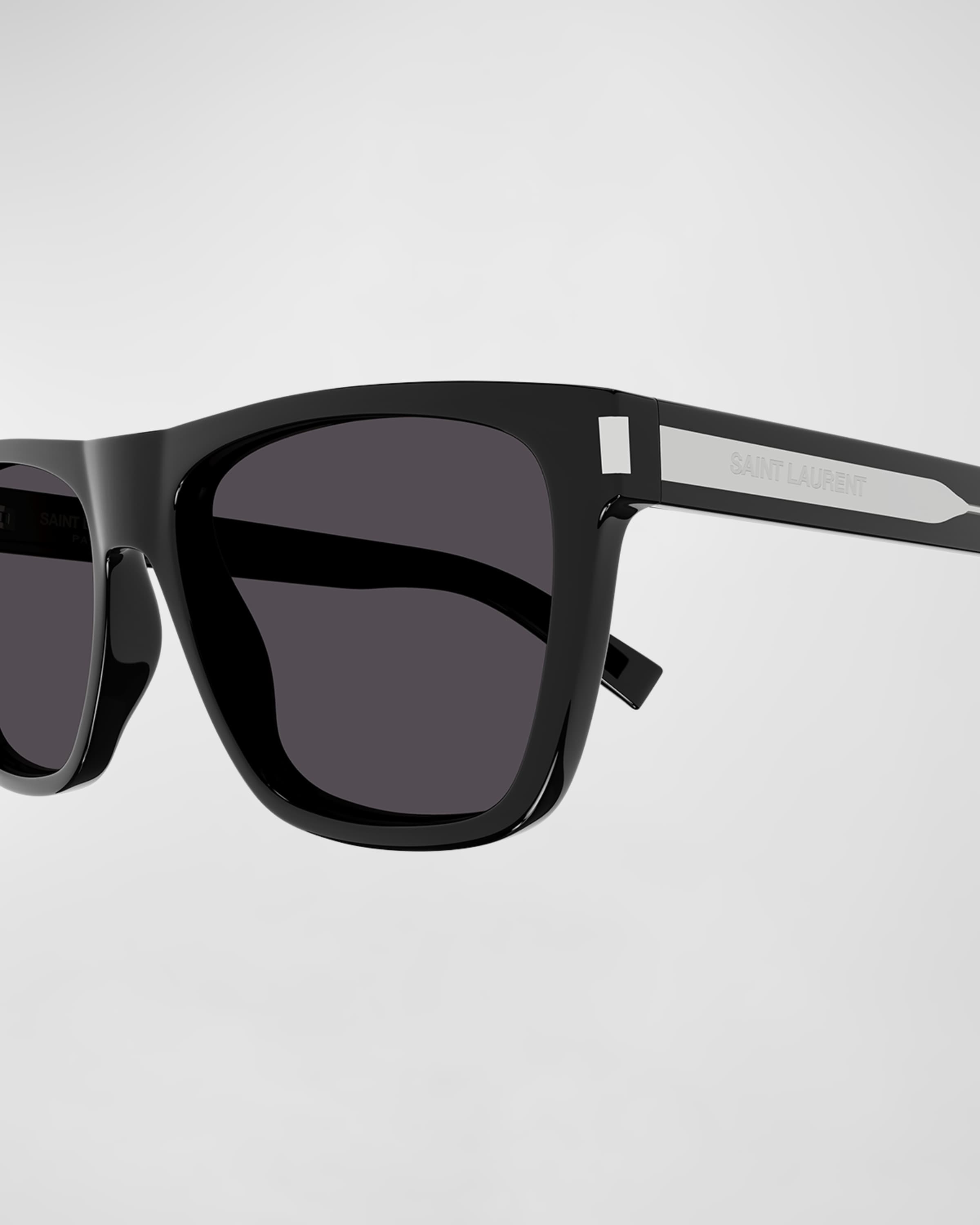 Men's SL 619 Acetate Rectangle Sunglasses - 2