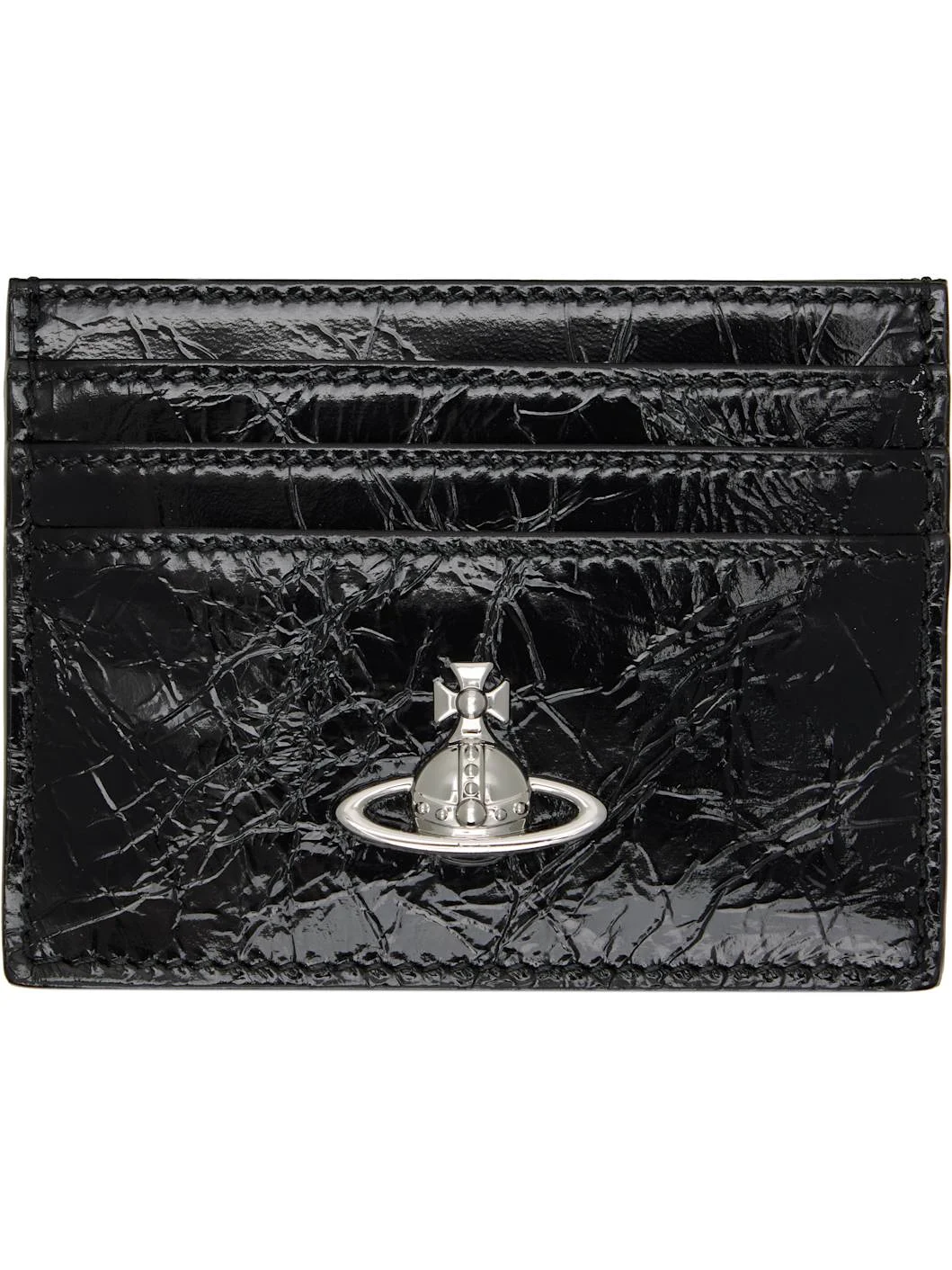 Black Flat Card Holder - 1