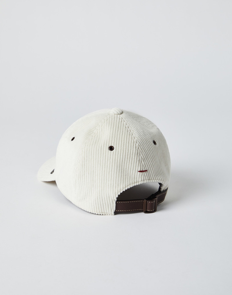 Brunello Cucinelli Cotton corduroy baseball cap outlook