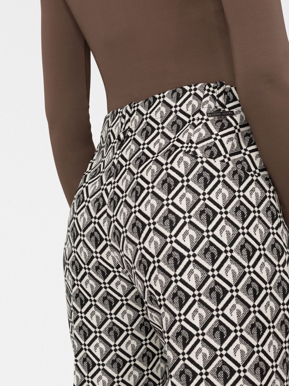 Moon Diamant-print tailored trousers - 5