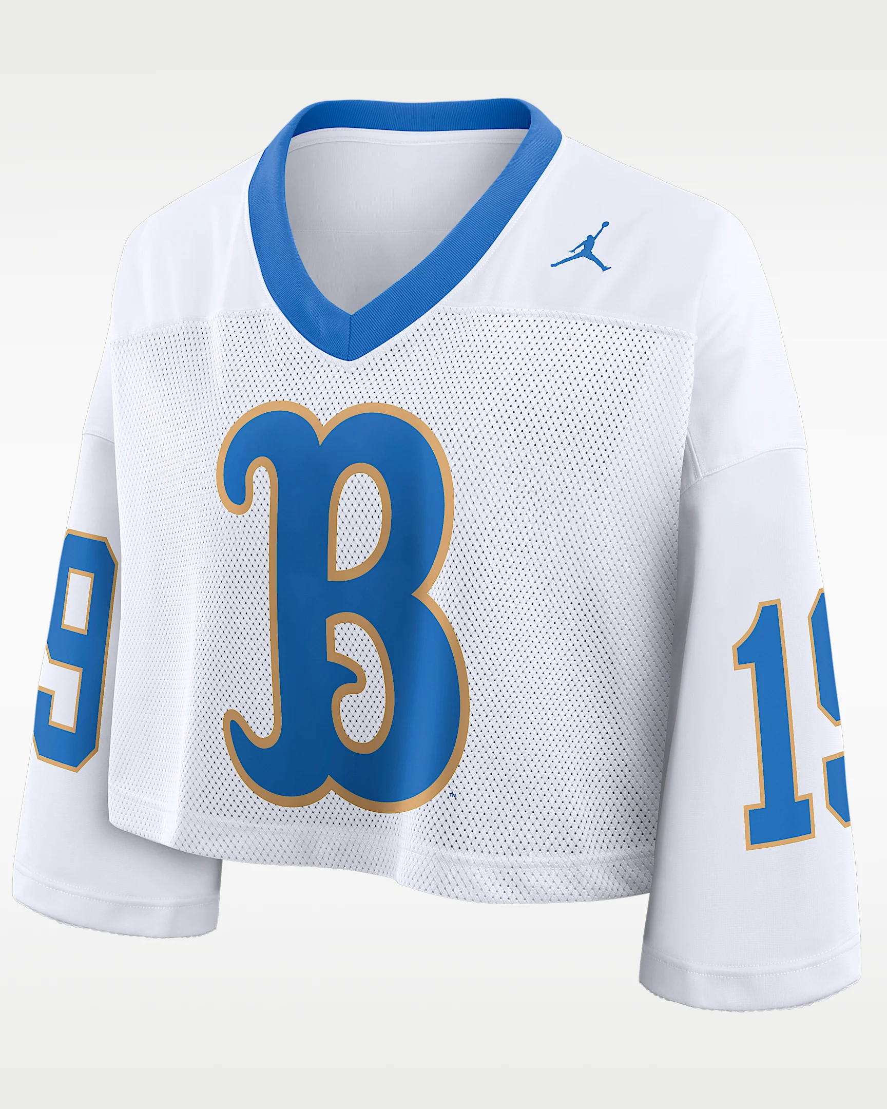 UCLA Logo Women's Jordan Brand Dri-FIT College Cropped Jersey - 1