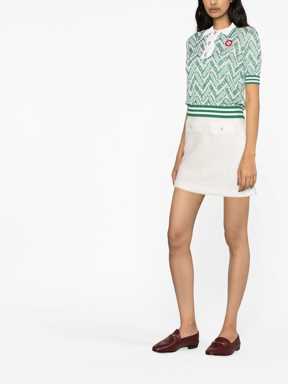 terry cloth mini skirt - 3