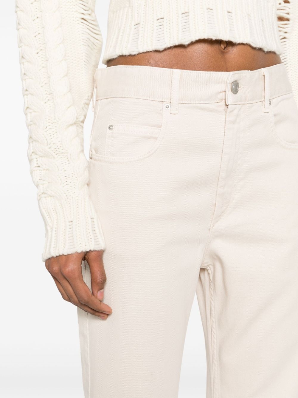 Belvira high-rise bootcut jeans - 5