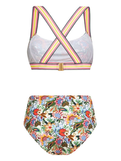Etro Bouquet-print bikini set outlook