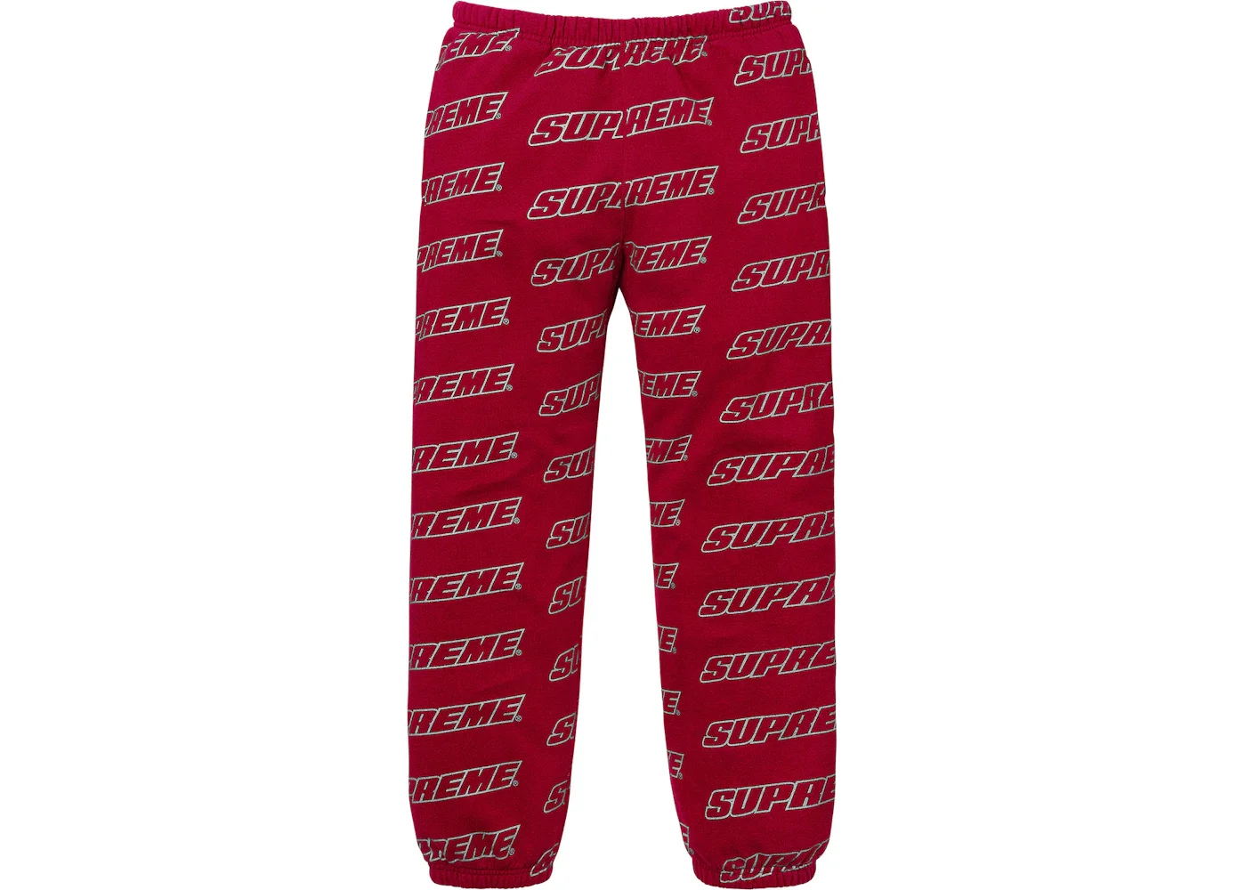 Supreme Repeat Sweatpant Cardinal - 1