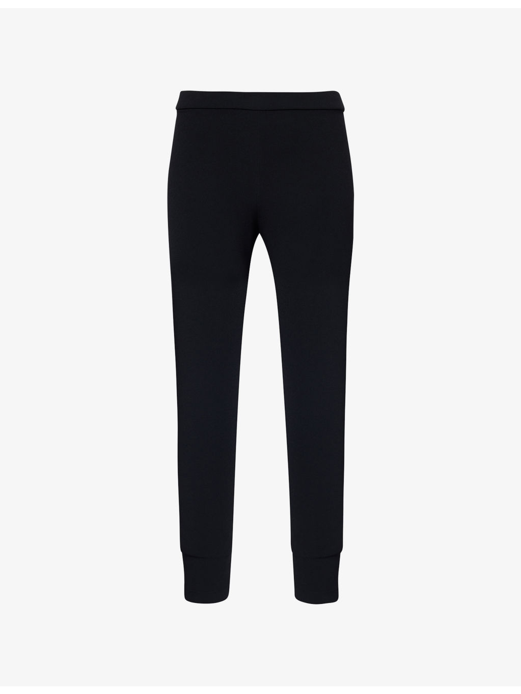 Zipped-Cuffs High-Rise Stretch-Woven Leggings - 1