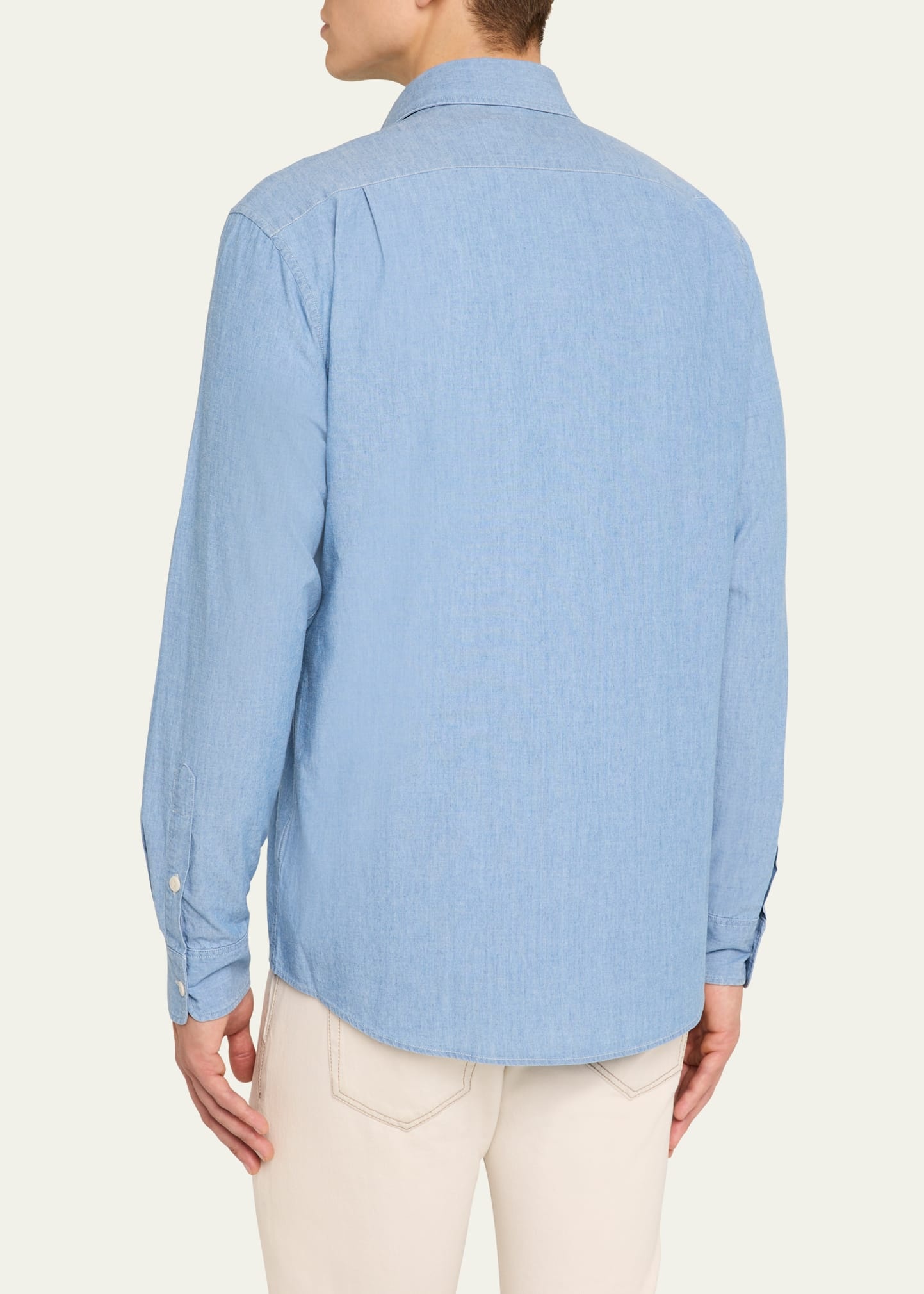 Men's Washed Chambray Sport Shirt - 3