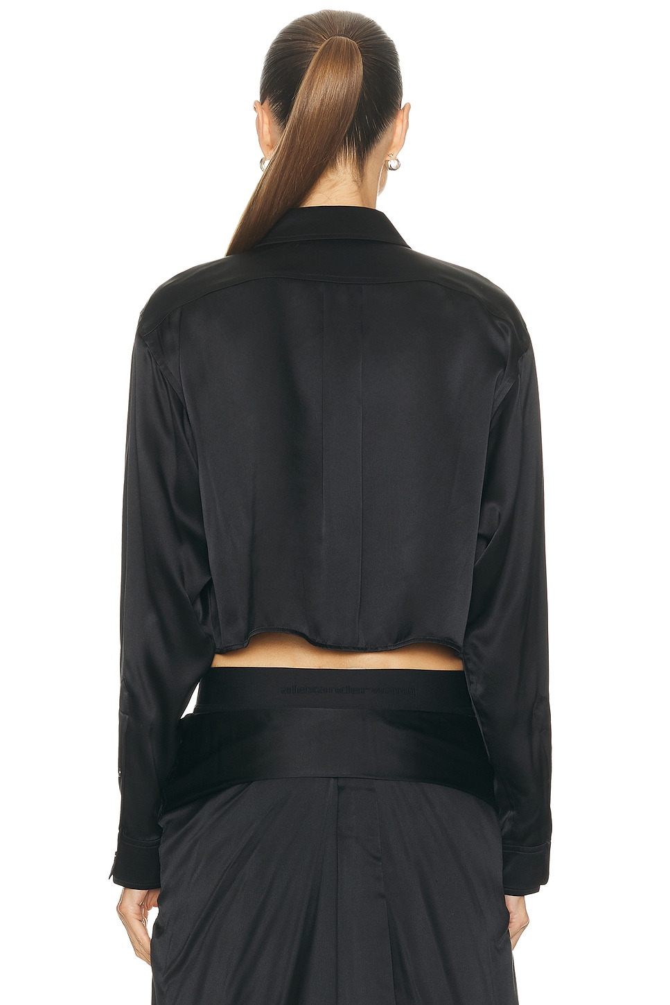 Cropped Boyfriend Shirt - 3
