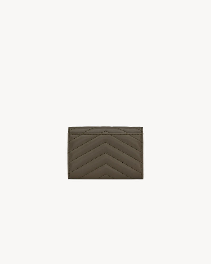 SAINT LAURENT CASSANDRE MATELASSÉ SMALL ENVELOPE WALLET IN LAMBSKIN outlook