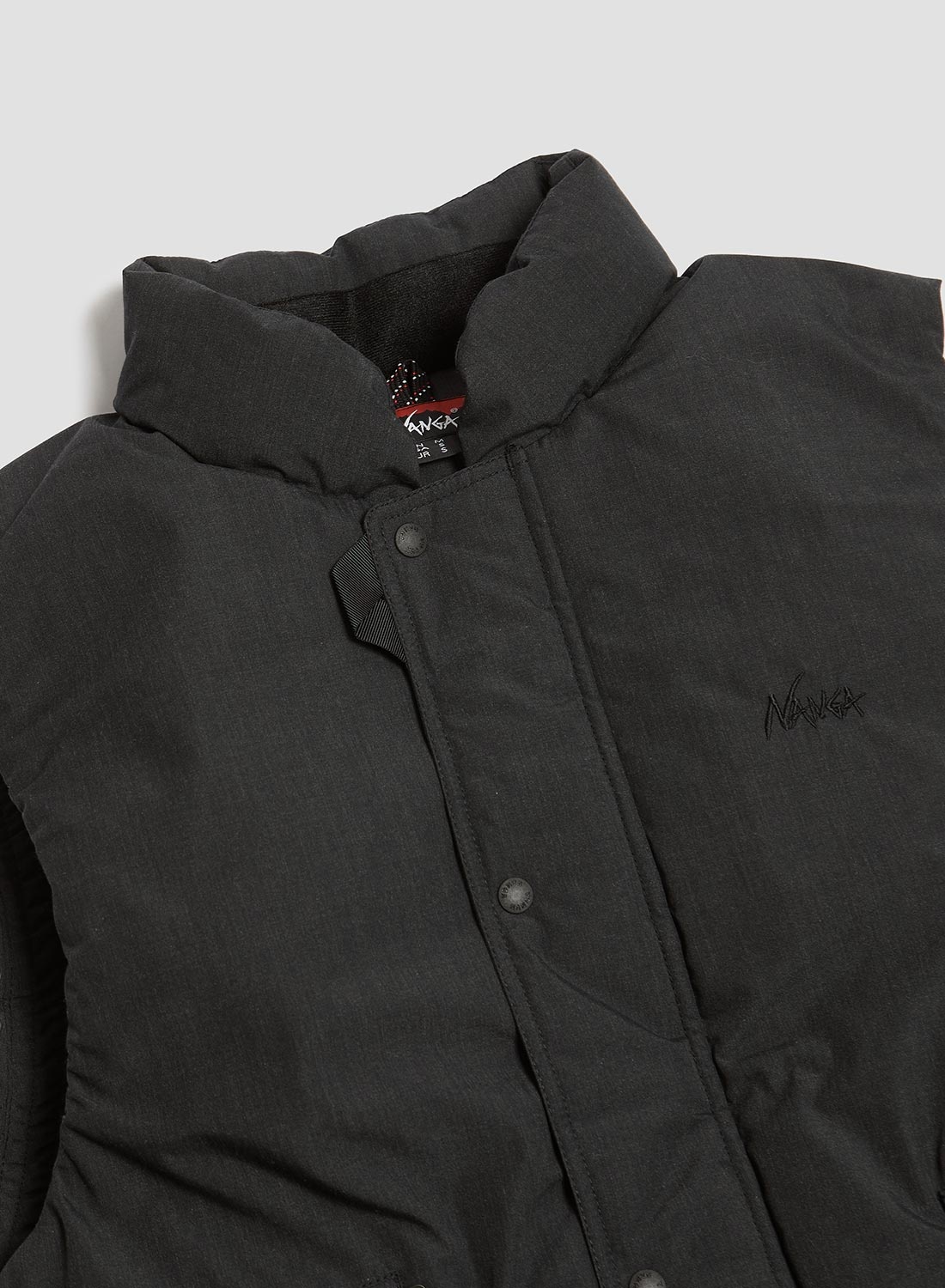 Nanga Hinoc Down Vest in Charcoal - 2