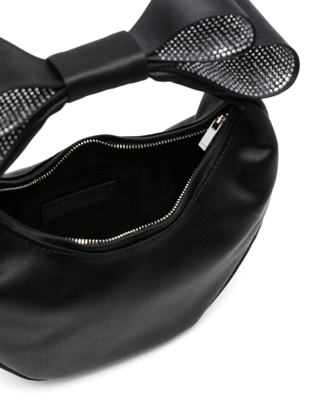 bow-detail satin tote bag - 5