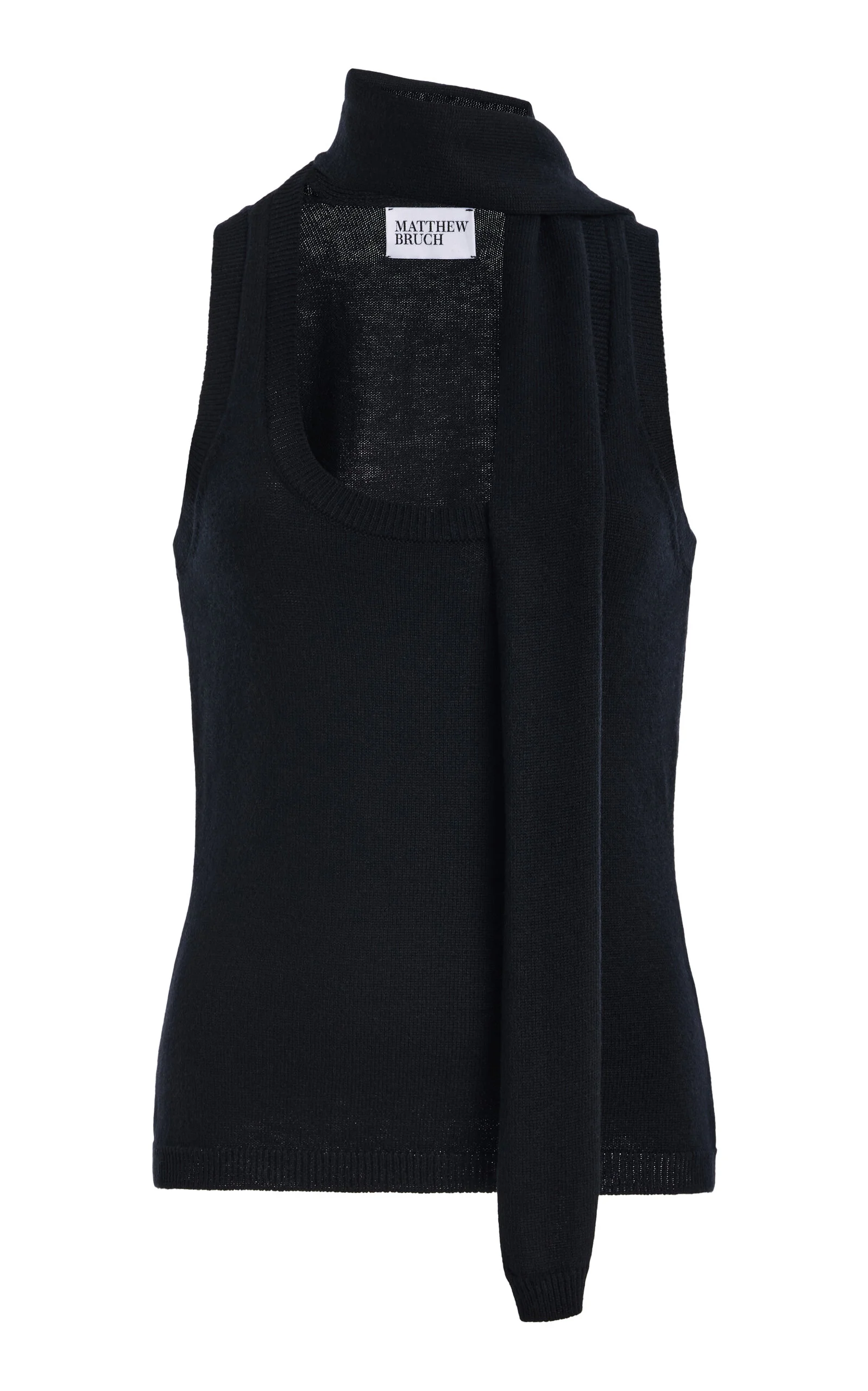 Scarf Knit Tank Top - 1