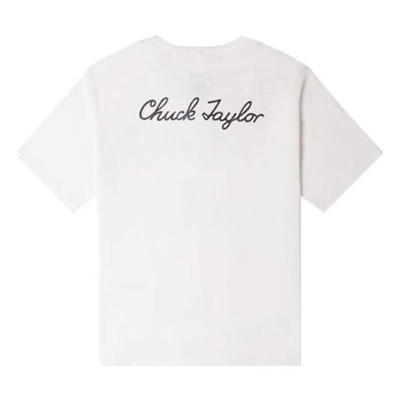 Converse Chuck Taylor Logo Button-Up T-Shirt 'White' 10024736-A02 - 2
