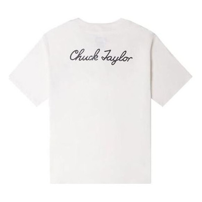 Converse Converse Chuck Taylor Logo Button-Up T-Shirt 'White' 10024736-A02 outlook