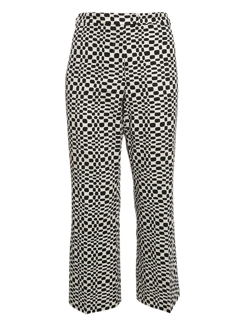 graphic-print trousers 1