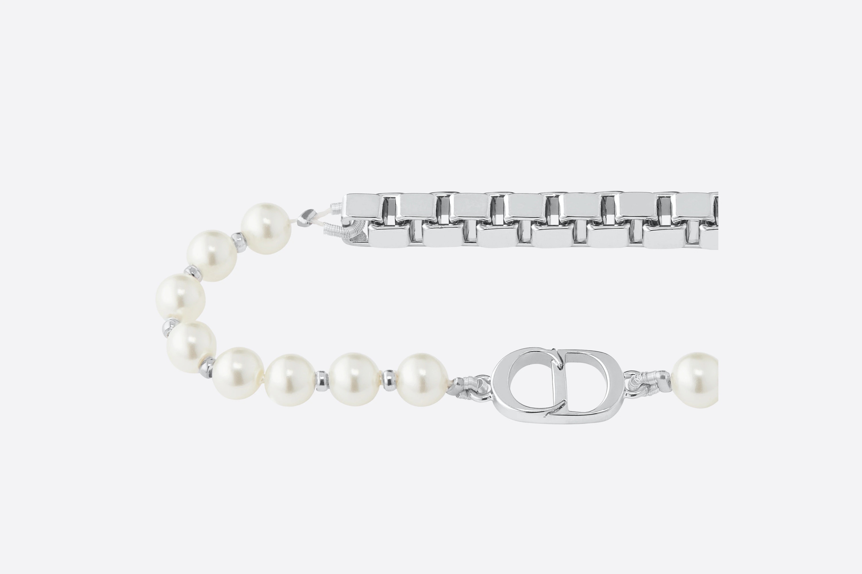 CD Icon and Resin Pearls Bracelet - 3