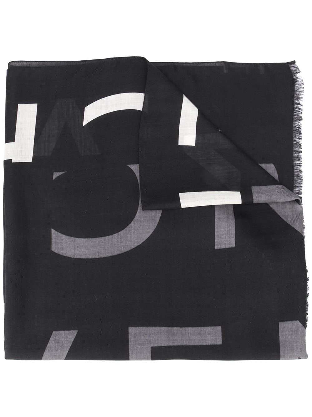 broken logo scarf - 1