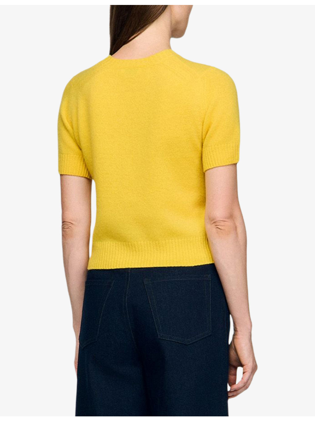 Logo-Embroidered Short-Sleeve Wool Jumper - 4
