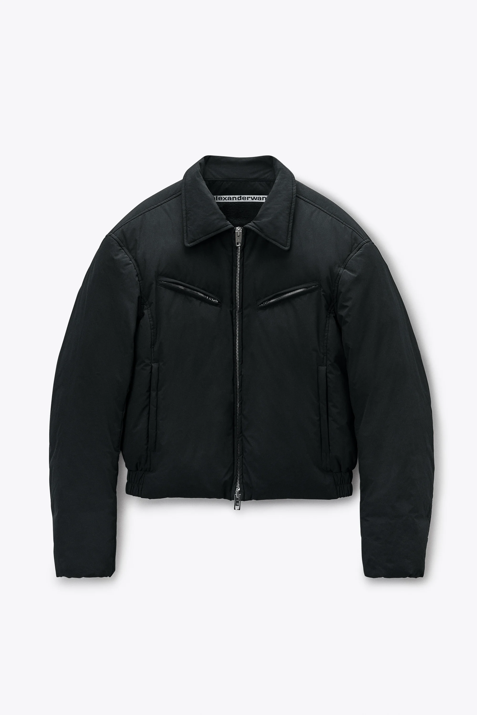 Black Essential Puffer Jacket - 1