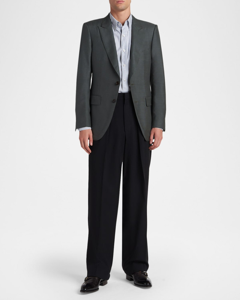 TOM FORD Men's Peak Lapel Single-Breasted Sport Coat outlook