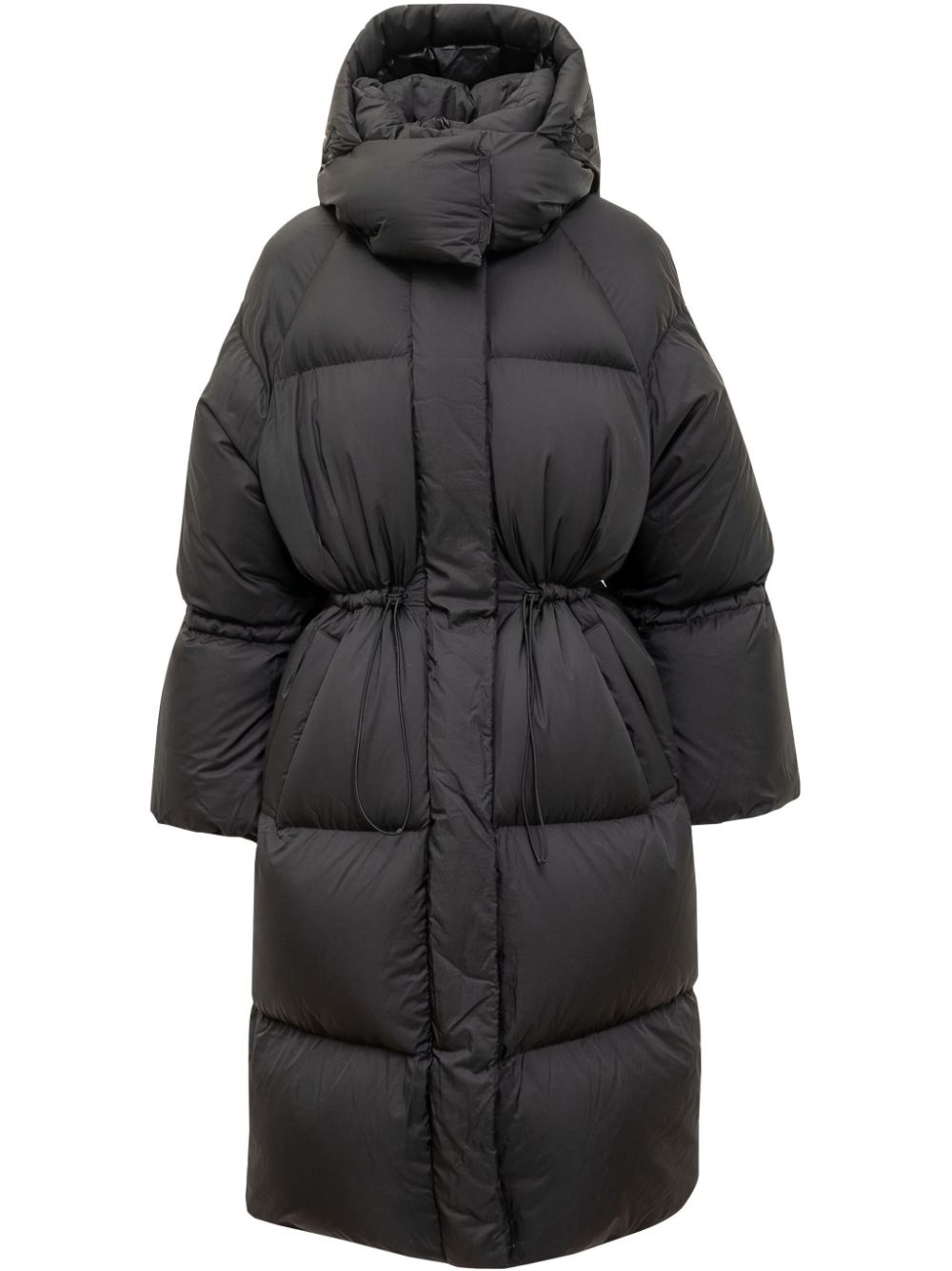 logo-patch down coat - 1