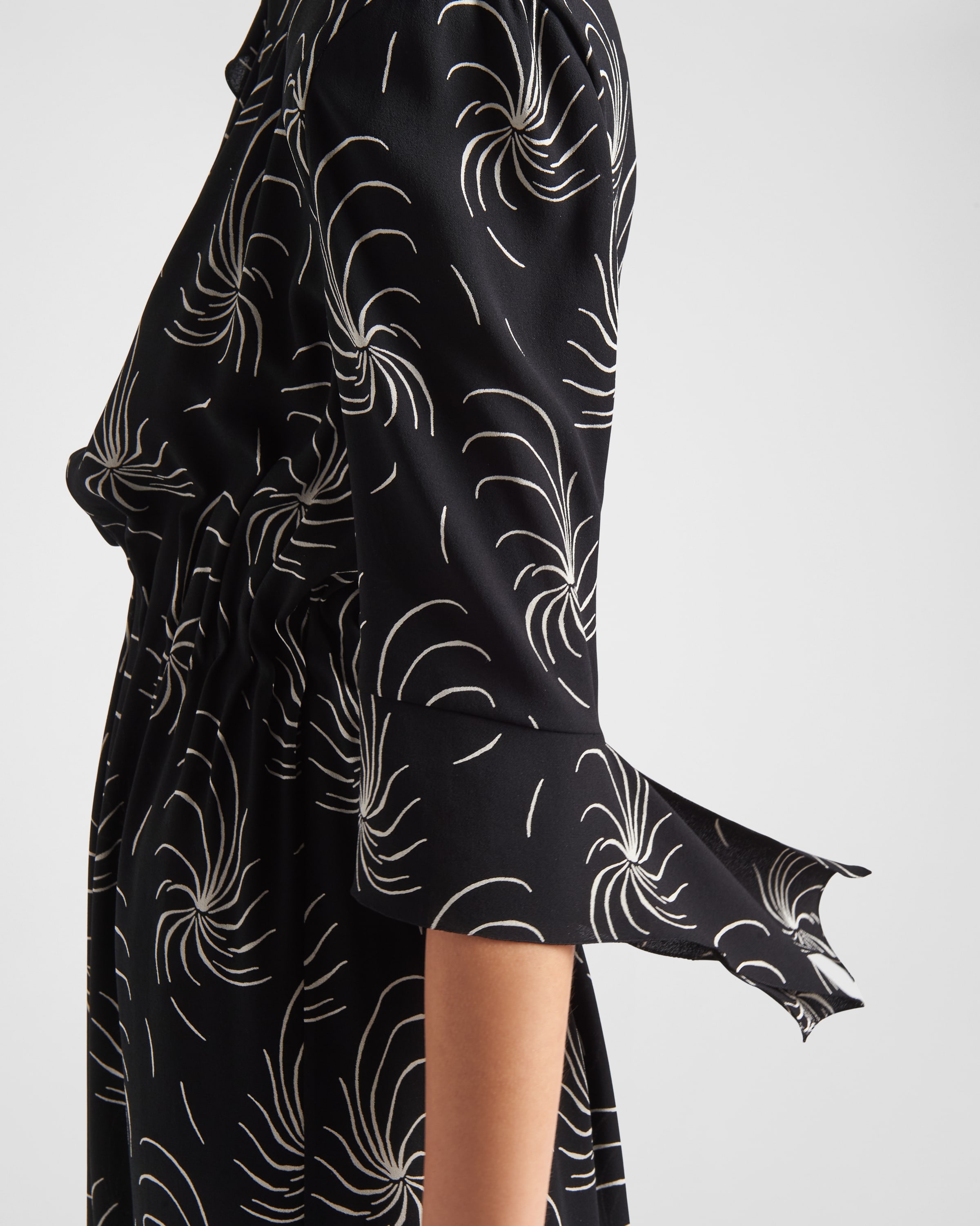 【プラダ・PRADA】Printed sable dress 0400021591812_BLACK?wid=600&