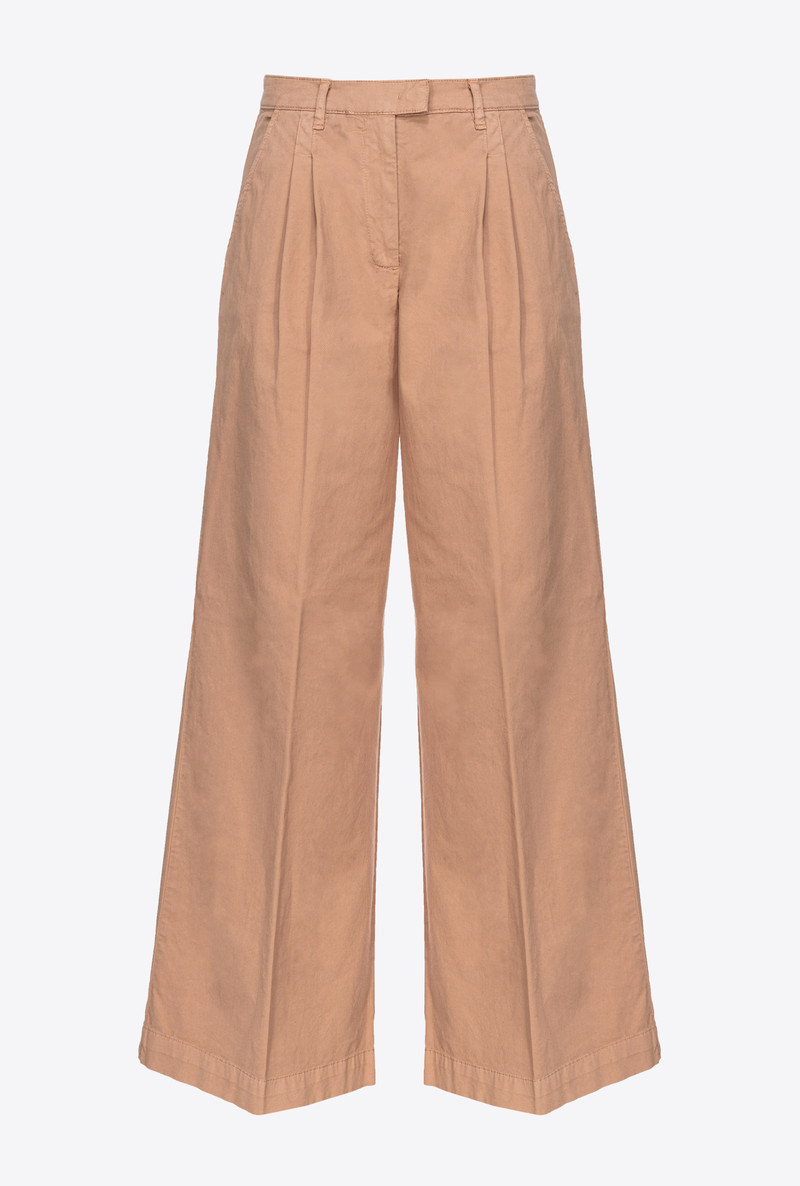 WIDE-LEG CAVALRY FABRIC TROUSERS 1